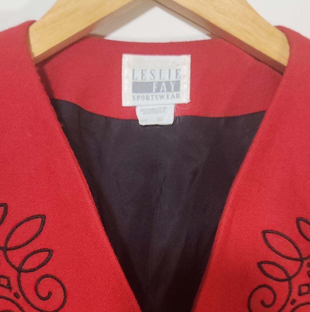 Vintage Leslie Fay Wool Jacket - Picture 8 of 12